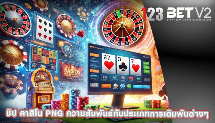 ชิป คาสิโน png ความสัมพันธ์กับประเภทการเดิมพันต่างๆ