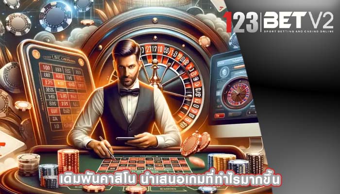 เดิมพันคาสิโน นำเสนอเกมที่ทำไรมากขึ้น