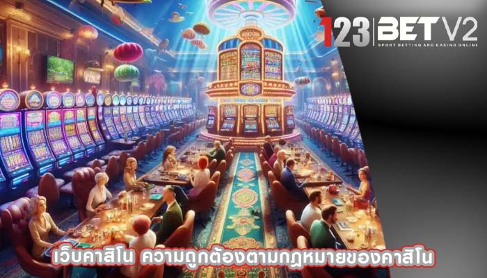 เว็บคาสิโน ความถูกต้องตามกฎหมายของคาสิโน
