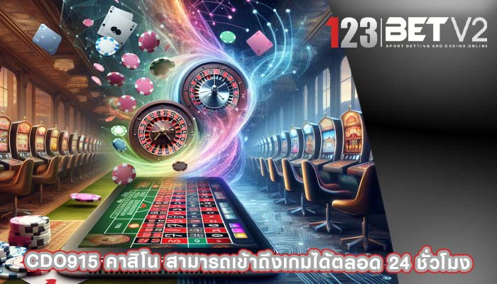 cdo915 คาสิโน สามารถเข้าถึงเกมได้ตลอด 24 ชั่วโมง