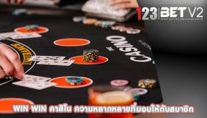 win win คาสิโน ความหลากหลายที่มอบให้กับสมาชิก