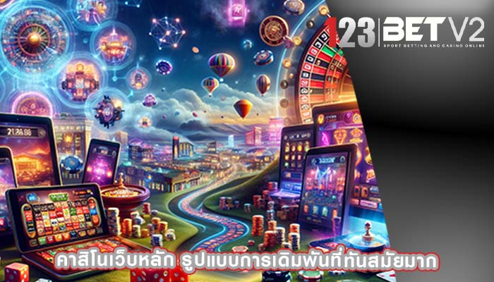คาสิโนเว็บหลัก รูปแบบการเดิมพันที่ทันสมัยมาก