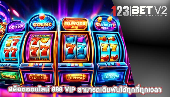 สล็อตออนไลน์ 888 vip สามารถเดิมพันได้ทุกที่ทุกเวลา