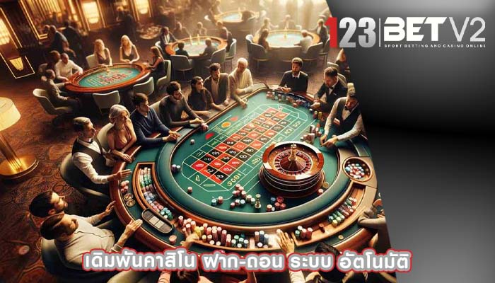 เดิมพันคาสิโน ฝาก-ถอน ระบบ อัตโนมัติ