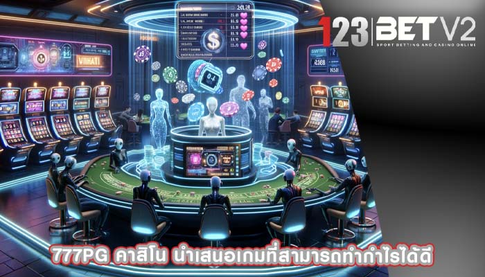 777pg คาสิโน นำเสนอเกมที่สามารถทำกำไรได้ดี