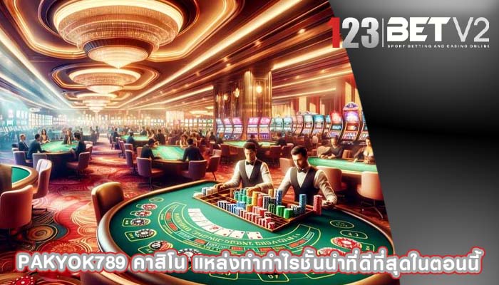 pakyok789 คาสิโน แหล่งทำกำไรชั้นนำที่ดีที่สุดในตอนนี้