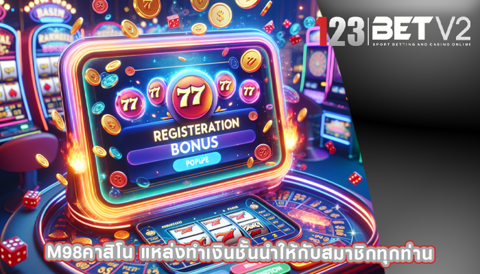m98คาสิโน แหล่งทำเงินชั้นนำให้กับสมาชิกทุกท่าน