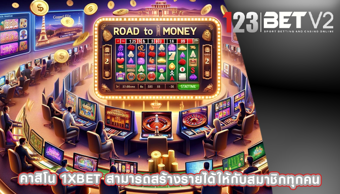 คาสิโน 1xbet สามารถสร้างรายได้ให้กับสมาชิกทุกคน