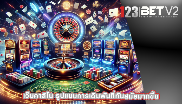 เว็บคาสิโน รูปแบบการเดิมพันที่ทันสมัยมากขึ้น